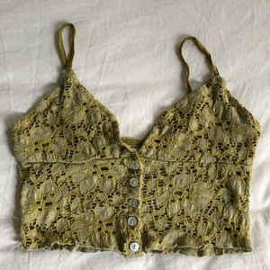 Urban Outfitters Lace Croptop